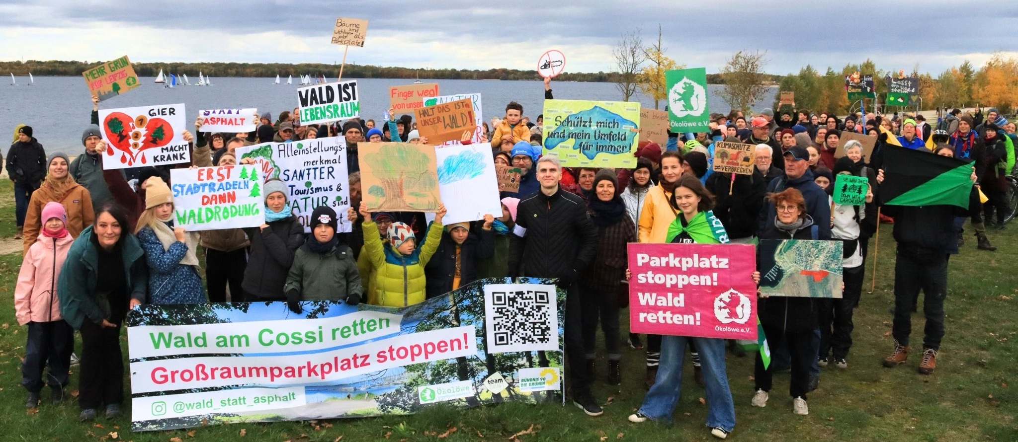 Mit den Leipziger Ökolöwen